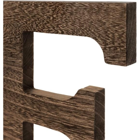 Farmhouse Wall Decor Wooden Home Sign with Metal Windmill for O Rustic Hanging - Picture 6 of 7